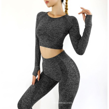 2021 Long Sleeve Yoga Wear Set Sportswear Women